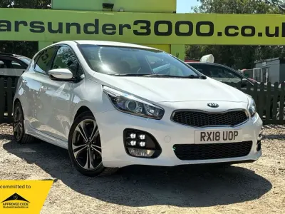 Used Kia Ceed GT-Line 118 HP (86 kW) 2018 White Hatchback