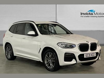 Used BMW X3 M Sport 190 HP (139 kW) 2021 White SUV