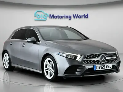 Used Mercedes A200 AMG line 163 HP (119 kW) 2019 Grey Hatchback
