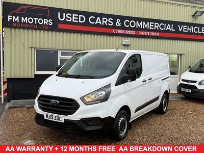Used Ford Transit Custom 105 HP (77 kW) 2019 White Van