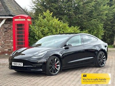 Used Tesla Model 3 Performance 461 kW (627 HP) 2019 Black Sedan