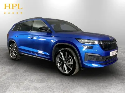 Used Skoda Kodiaq SportLine 150 HP (110 kW) 2023 Blue SUV
