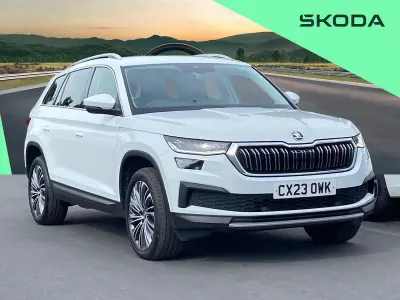 Used Skoda Kodiaq SE L Executive 150 HP (110 kW) 2023 White SUV
