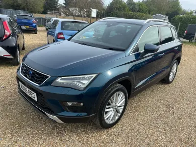 Used Seat Ateca 4Drive 150 HP (110 kW) 2016 Blue SUV
