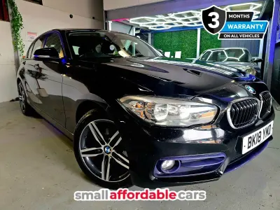 Used BMW 116 Sport Line 114 HP (83 kW) 2018 Black Hatchback