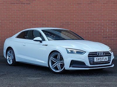 Used Audi A5 S-Line 150 HP (110 kW) 2019 White Coupe