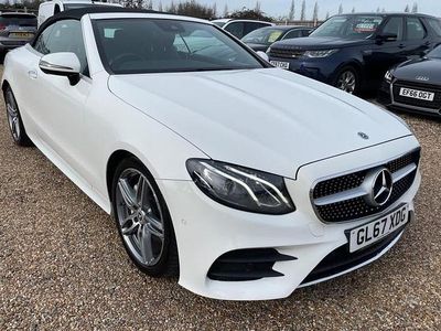 Used Mercedes E220 AMG Line Premium 194 HP (142 kW) 2017 White Cabriolet