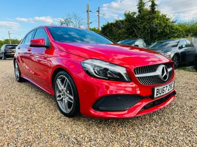 Usado Mercedes A180 AMG Line Premium 2017 Vermelho Citadino