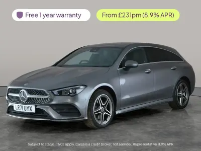 Used Mercedes CLA250e Shooting Brake AMG line 2021 Grey Estate