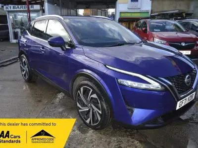 Used Nissan Qashqai Tekna+ 160 HP (117 kW) 2021 Blue SUV