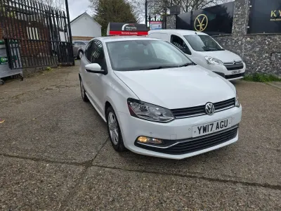Begagnad VW Polo Edition 90 HK (66 kW) 2017 Vit Halvkombi
