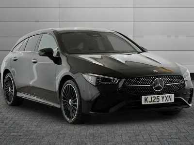Used Mercedes CLA250 Shooting Brake AMG Line Premium Plus 215 HP (158 kW) 2025 Cosmos black Estate