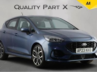Used Ford Fiesta ST-Line X 100 HP (73 kW) 2023 Blue Hatchback