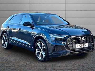 Blue Used 2021 Audi Q8 Black Edition SUV | £39,250 (Fair price)