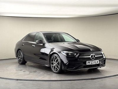 Used Mercedes C220 AMG Line Premium Plus 200 HP (147 kW) 2023 Black Sedan