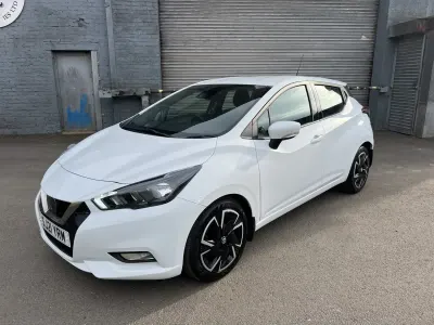 Second-hand Nissan Micra Acenta 92 CP (67 kW) 2021 Alb Hatchback