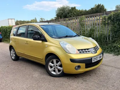 Used Nissan Note SE 2007 Yellow Hatchback