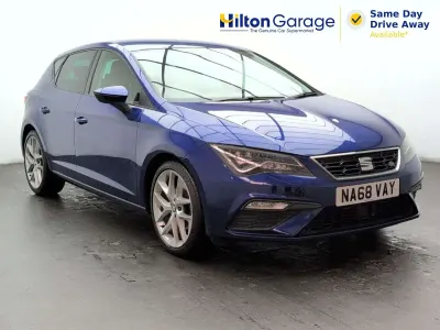 Used Seat Leon FR 125 HP (91 kW) 2018 Blue Hatchback
