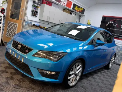 Used Seat Leon FR 184 HP (135 kW) 2014 Blue Hatchback