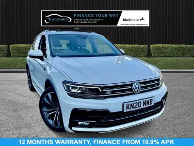 Second-hand VW Tiguan R-line 190 CP (139 kW) 2020 Alb SUV