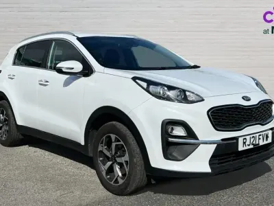 Używany Kia Sportage 130 KM (95 kW) 2021 Biały SUV