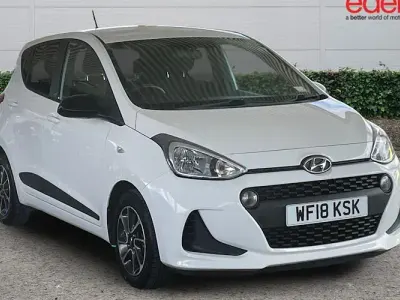 Used Hyundai i10 GO! 67 HP (49 kW) 2018 White Hatchback