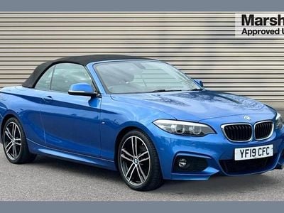 Used BMW 220 M Sport 190 HP (139 kW) 2019 Blue Cabriolet