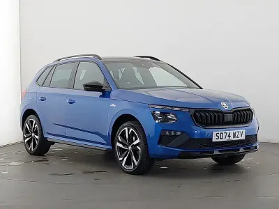 Used Skoda Kamiq Monte Carlo 116 HP (85 kW) 2024 Blue SUV