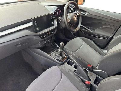 Used Skoda Fabia Colour Edition 94 HP (69 kW) 2023 Graphite grey metallic body / black magic pearl effect roof Hatchback