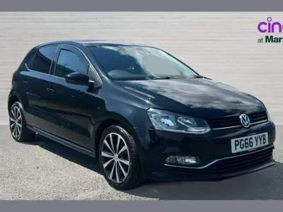 Used VW Polo Match 60 HP (44 kW) 2017 Black Hatchback