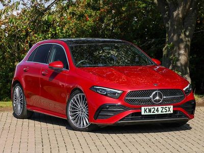 Used Mercedes A200 AMG Line Premium Plus 163 HP (119 kW) 2024 Red Hatchback
