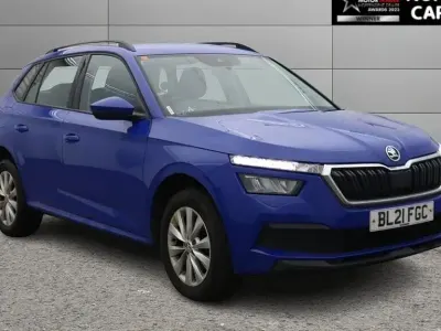 Used Skoda Kamiq 95 HP (69 kW) 2021 Blue SUV