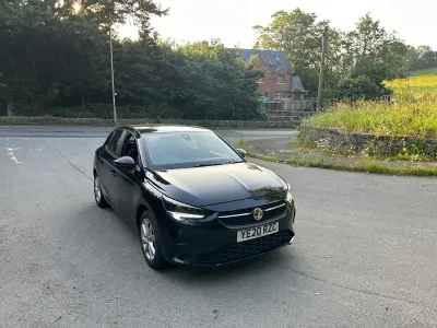 Used Vauxhall Corsa 75 HP (55 kW) 2020 Black Hatchback