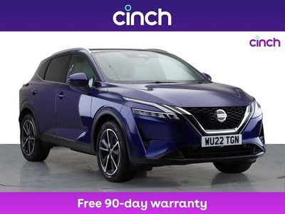 Blue Used 2022 Nissan Qashqai Tekna SUV | £16,599 (Fair price)