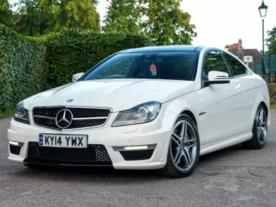 Used Mercedes C63 AMG 2014 White Coupe