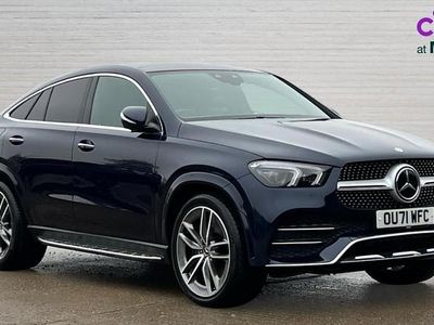Begagnad Mercedes GLE400 AMG Line Premium Plus 330 HK (242 kW) 2021 Blå Sportkupé