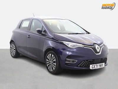 Blue Used 2021 Renault Zoe Riviera Hatchback | £9,795 (Fair price)