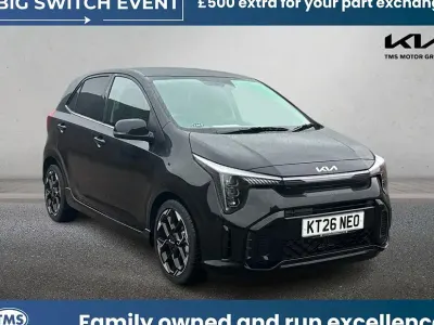 New Kia Picanto GT-Line 68 HP (50 kW) 2026 Black Hatchback