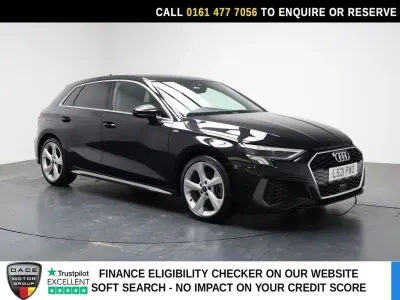 Used Audi A3 Sportback S-Line 150 HP (110 kW) 2021 Black Hatchback
