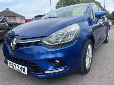 Used Renault Clio Dynamique 75 HP (55 kW) 2018 Blue Hatchback