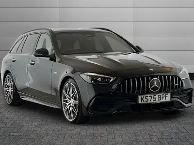 Used Mercedes C43 AMG Premium Plus 415 HP (305 kW) 2025 Obsidian black Estate
