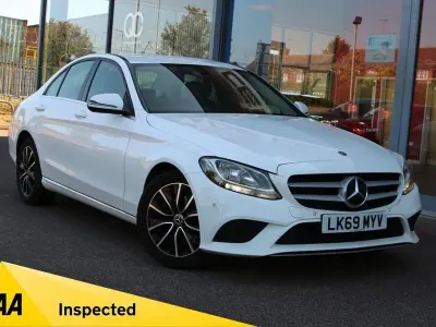 Used Mercedes C220 SE 194 HP (142 kW) 2019 White Sedan