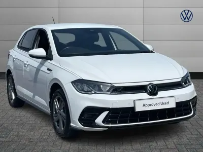 Used VW Polo R-line 95 HP (69 kW) 2024 White Hatchback