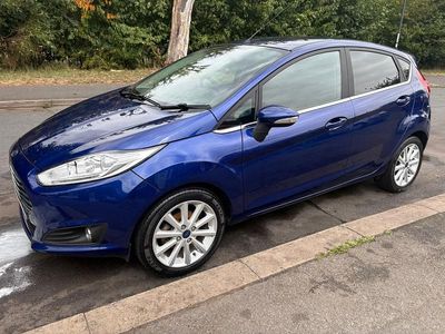 Used Ford Fiesta Titanium 2015 Blue Hatchback