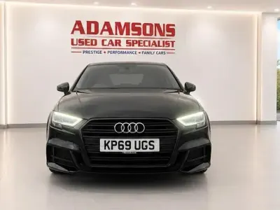 Used Audi A3 Black Edition 116 HP (85 kW) 2019 Black Sedan