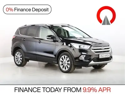 Usado Ford Kuga Titanium 150 CV (110 kW) 2019 Negro SUV