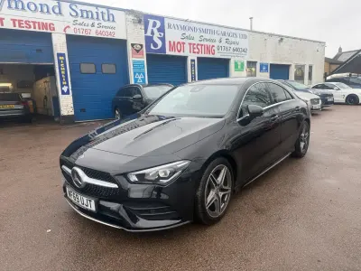 Used Mercedes CLA180 AMG line 2019 Black Coupe