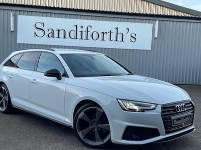 Used Audi A4 Black Edition 150 HP (110 kW) 2019 White Estate