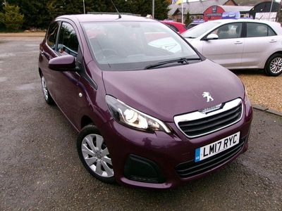Mauve/purple Used 2017 Peugeot 108 Active Hatchback | £4,999 (Fair price)