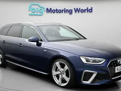 Used Audi A4 S-Line 204 HP (150 kW) 2022 Blue Estate
